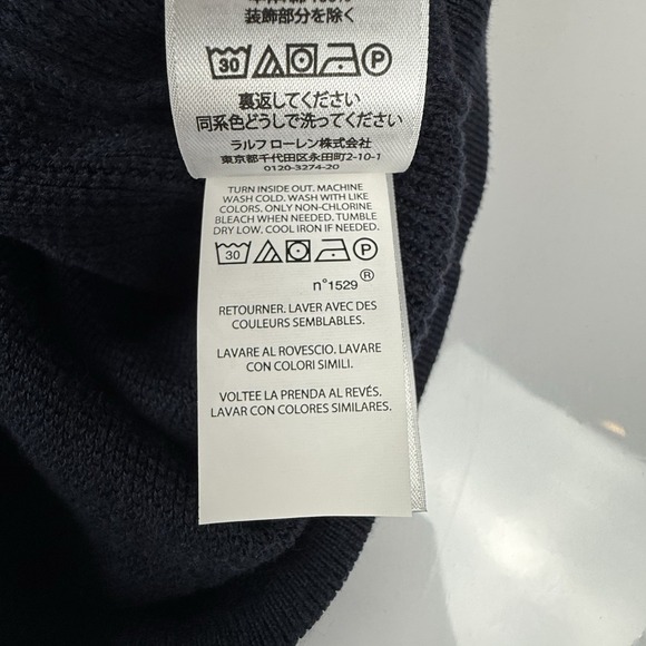 Polo Ralph Lauren Sweater Mens M Full Zip Ribbed Estate Cardigan Jacket Preppy - Picture 5 of 9